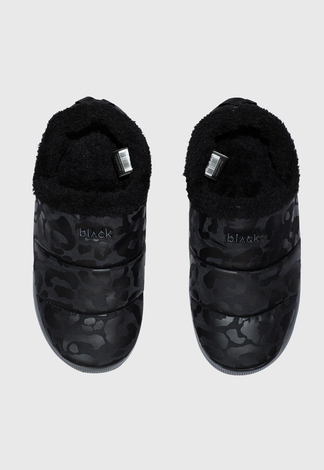 Pantuflas Animal Black Bubba-5