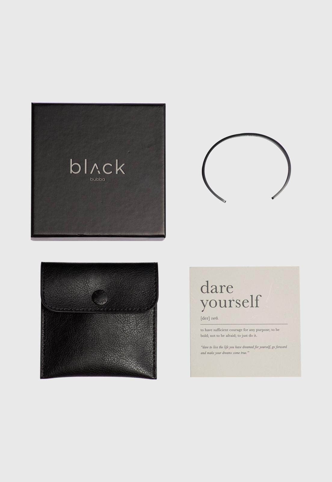 Pulsera Dare Yourself Black Black Bubba-3