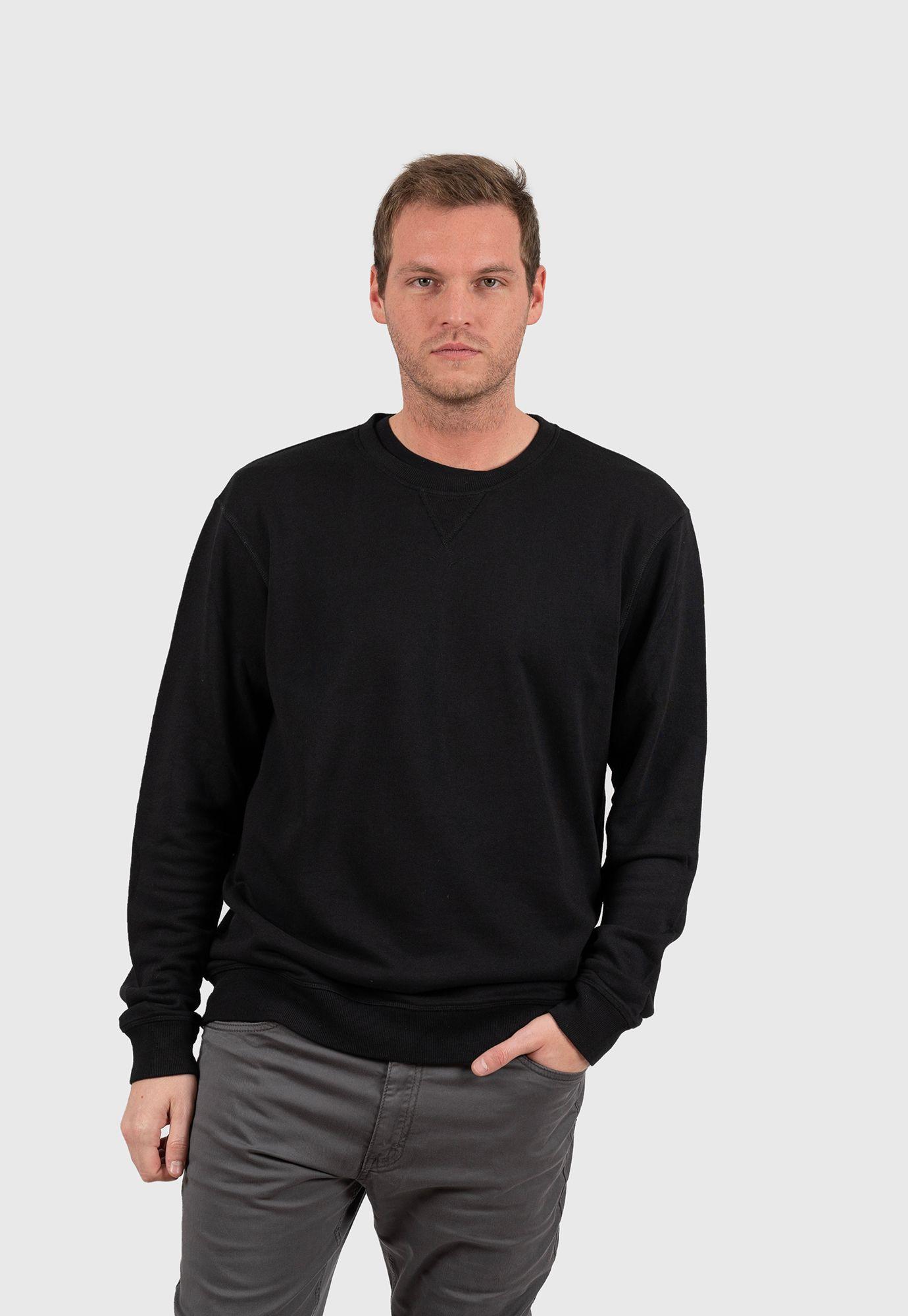 Crewneck Velvet Black Bubba-0