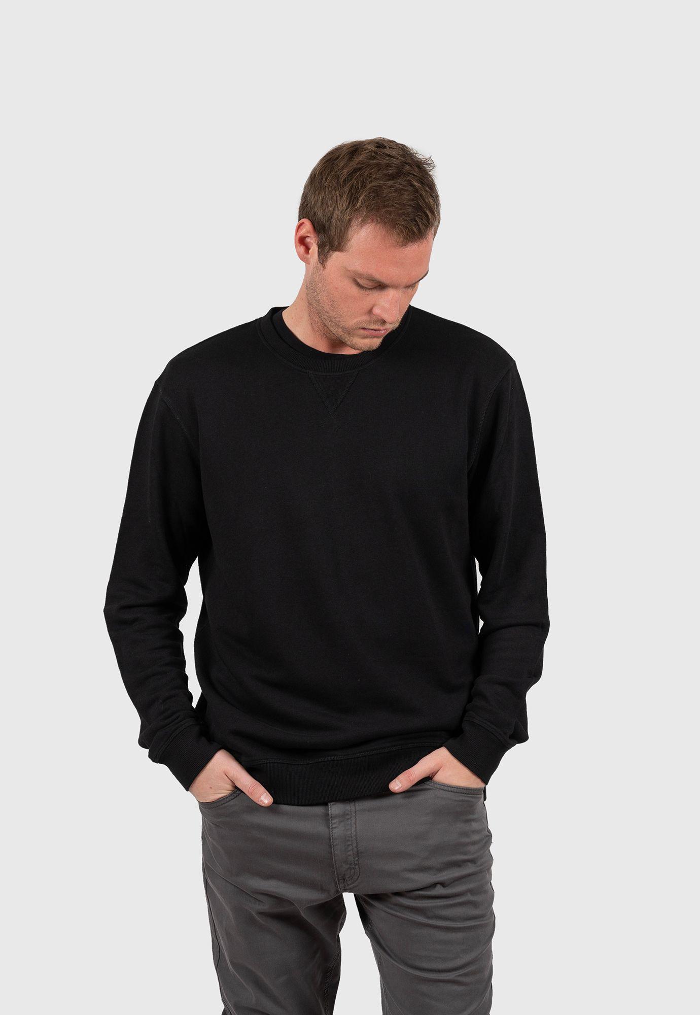 Crewneck Velvet Black Bubba-3