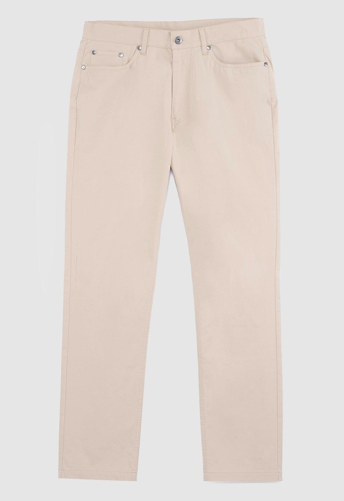 Pantalon Cotton Spandex Beige Black Bubba-0