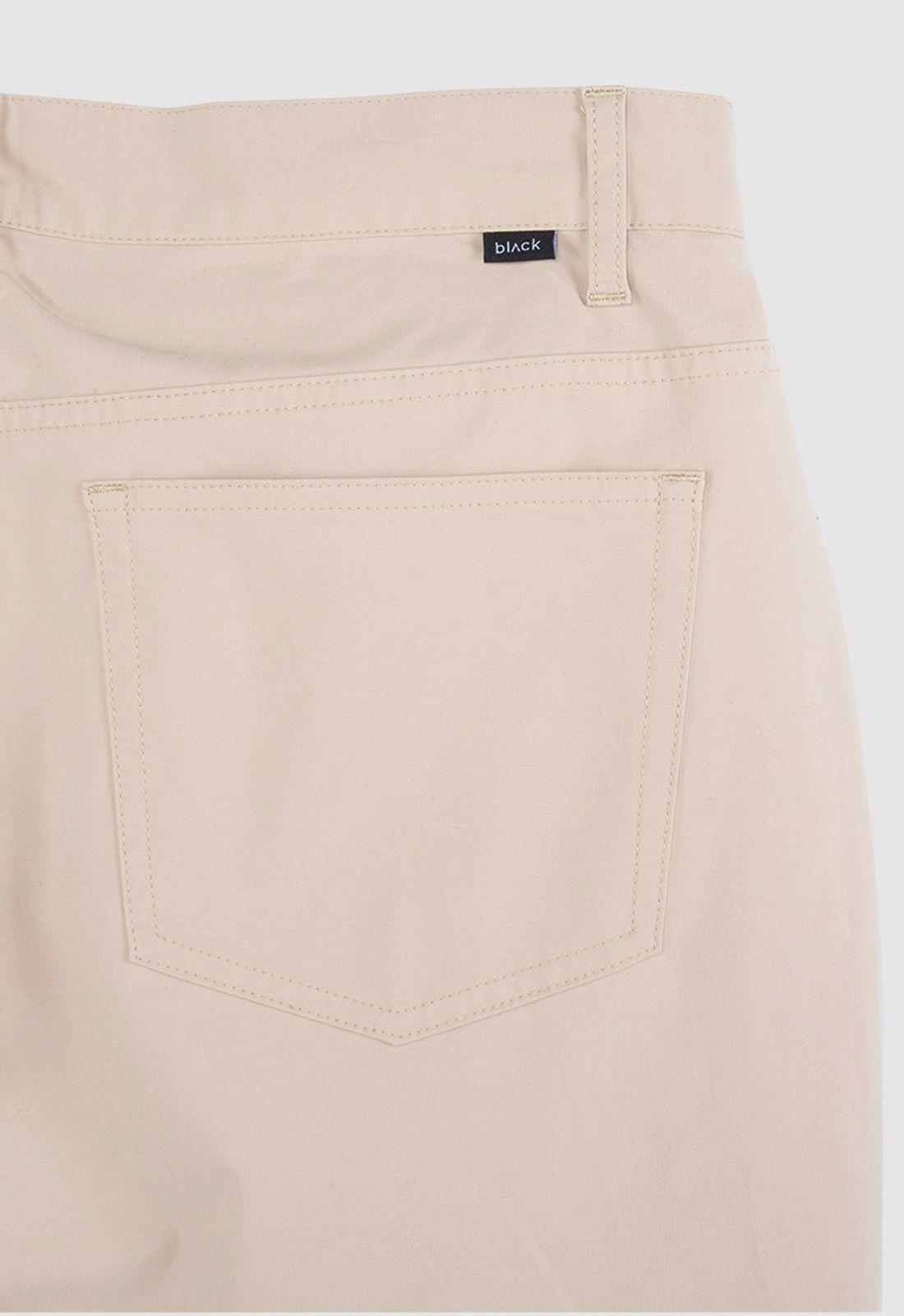 Pantalon Cotton Spandex Beige Black Bubba-3