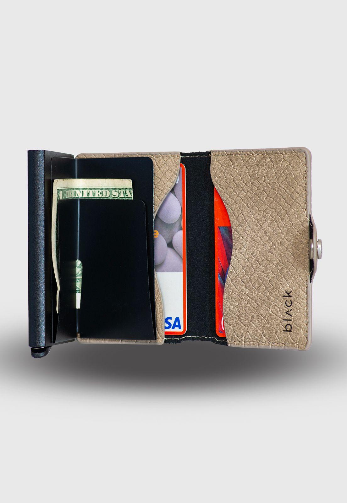Billetera Smart Snake Sand Black Bubba-3
