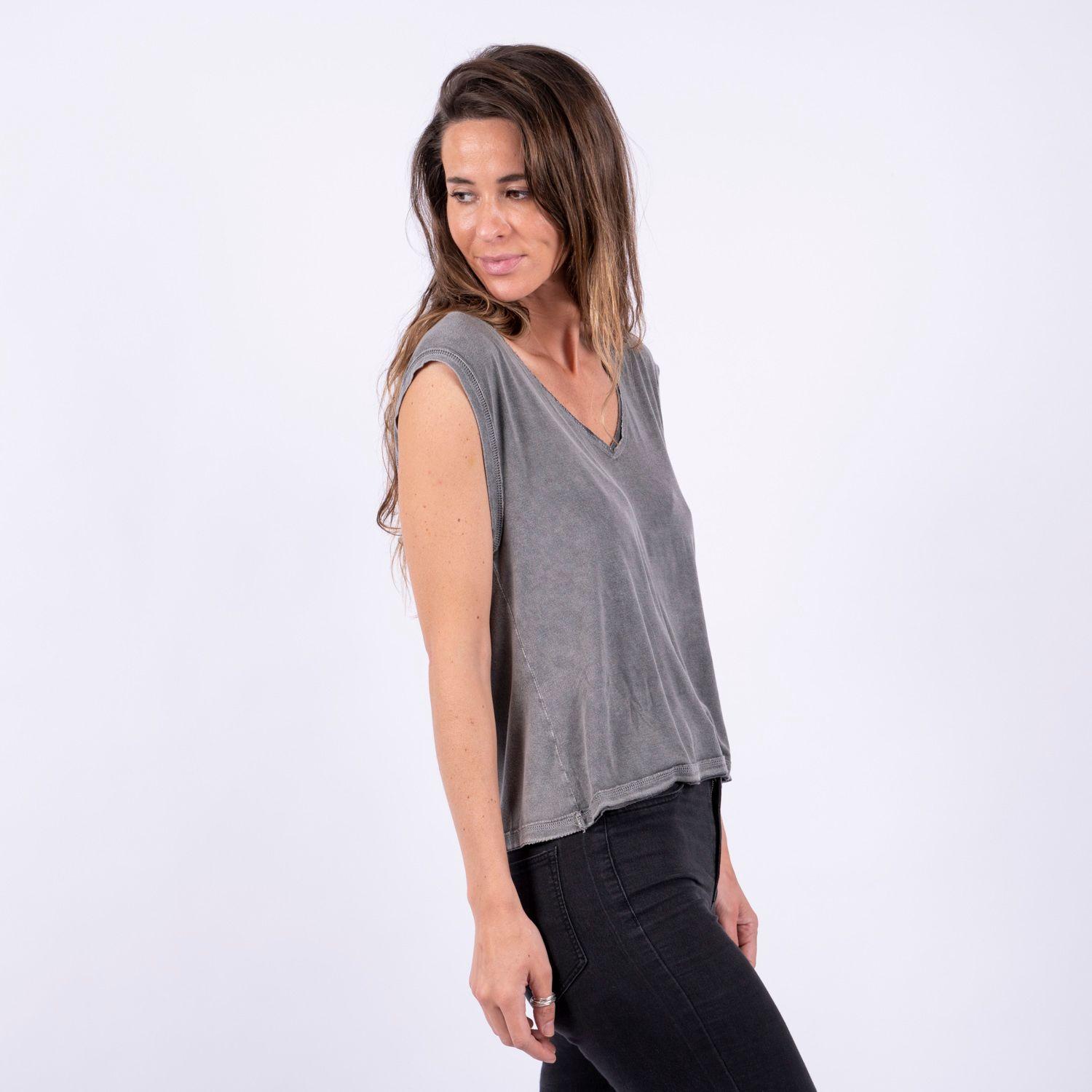 Women Tank Charcoal Black Bubba-0