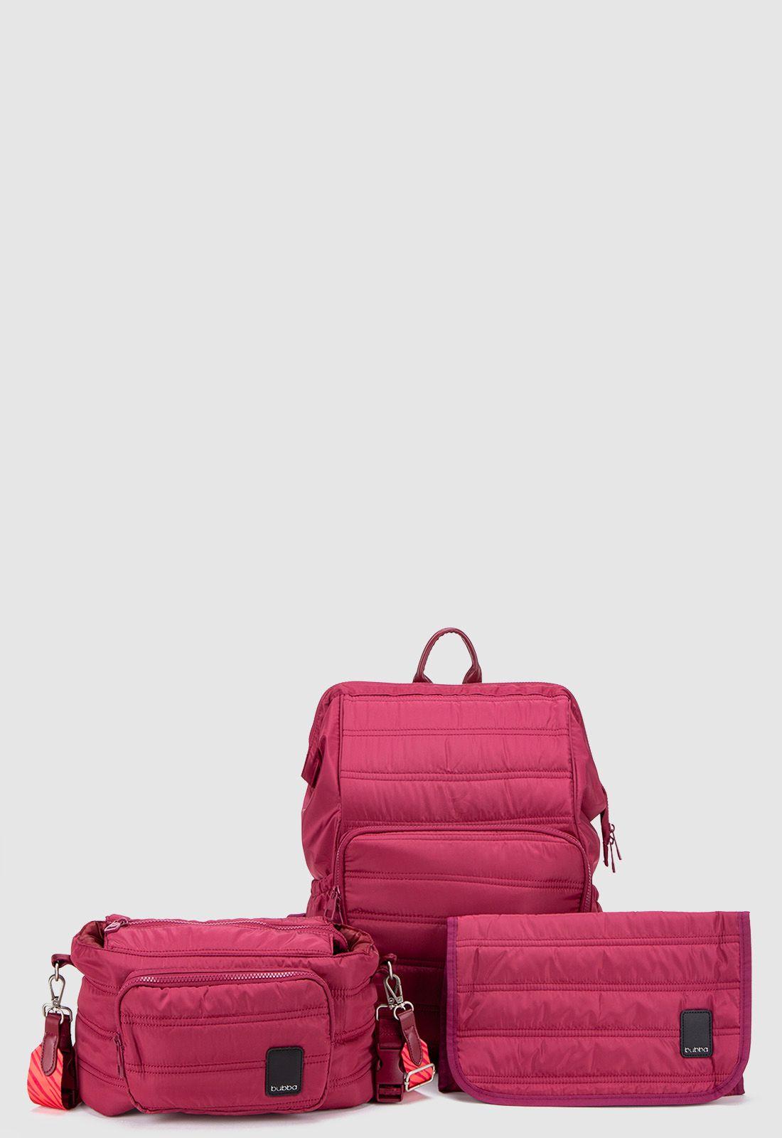 Pram Bag Mom Ruby Red Bubba Essentials-6