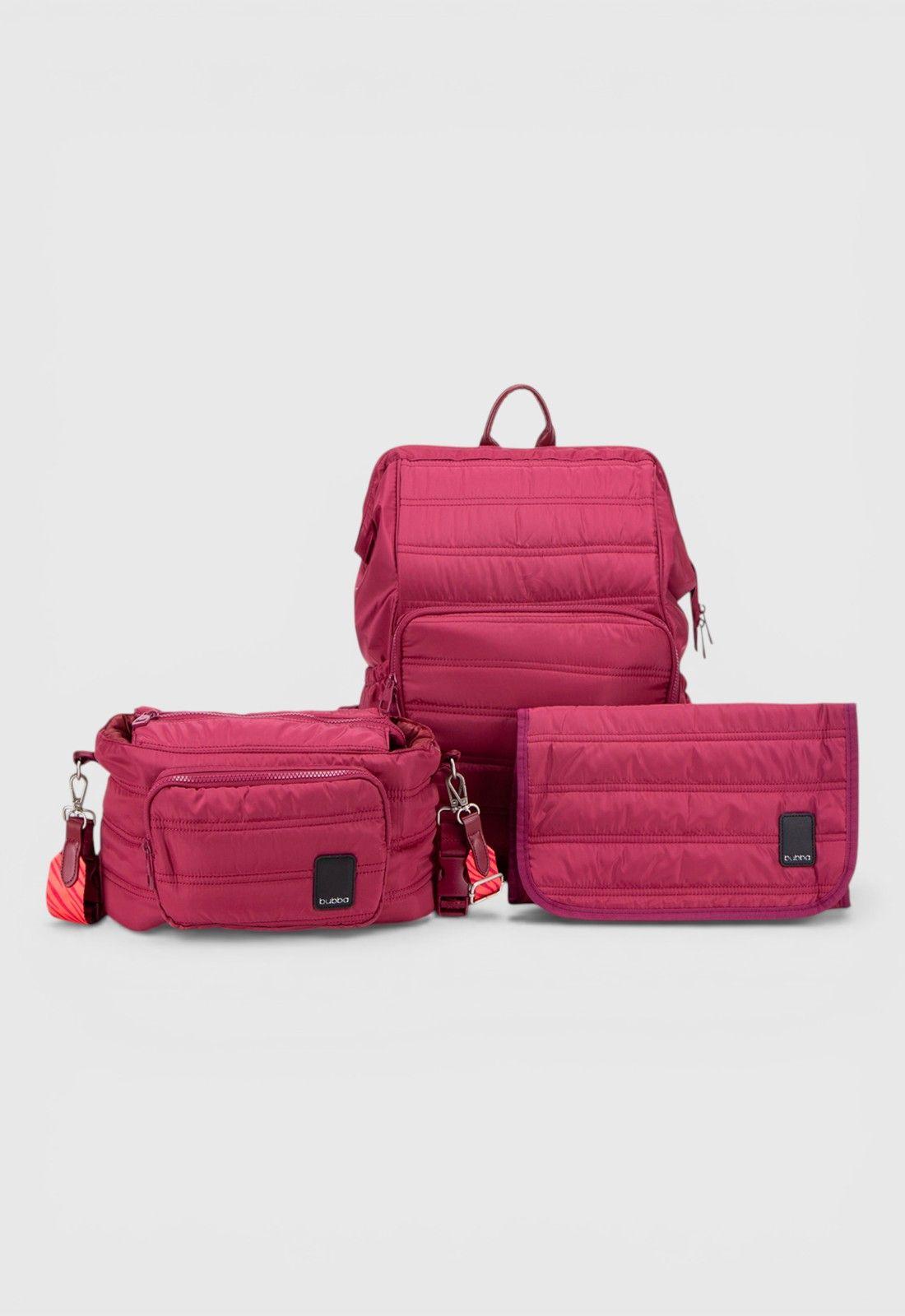 Pram Bag Mom Ruby Red Bubba Essentials-6