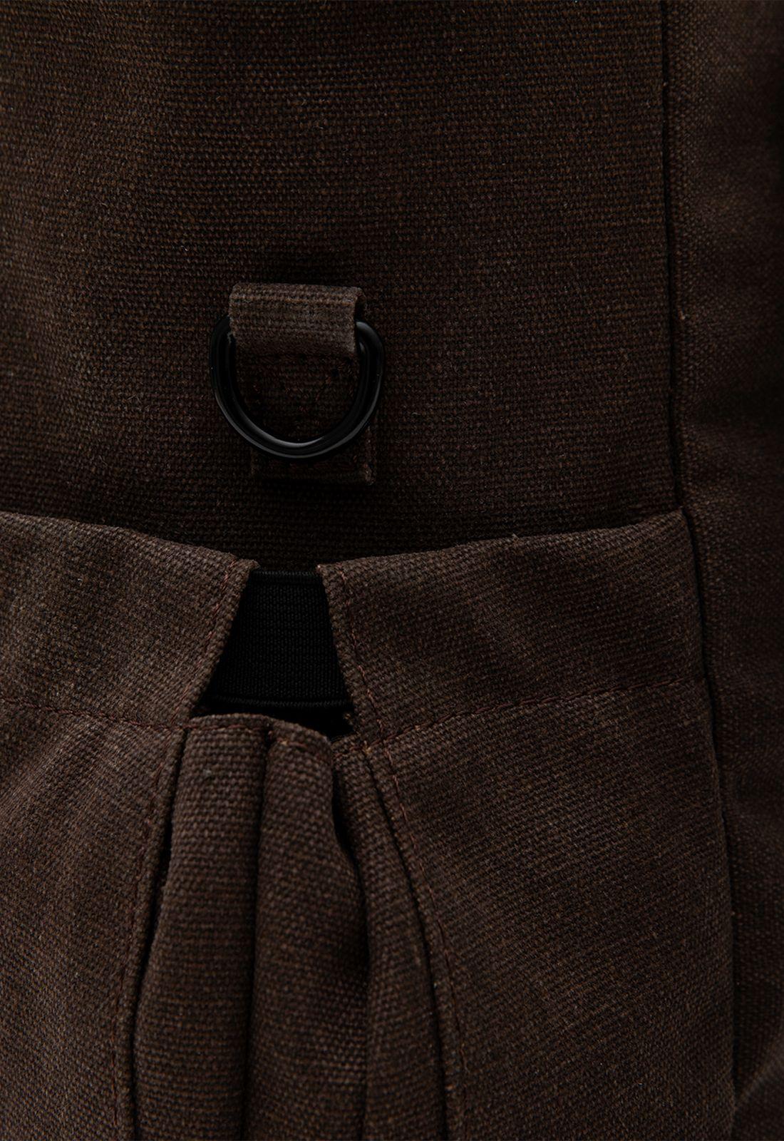 Mochila Waxed Canvas Maple Black Bubba-3