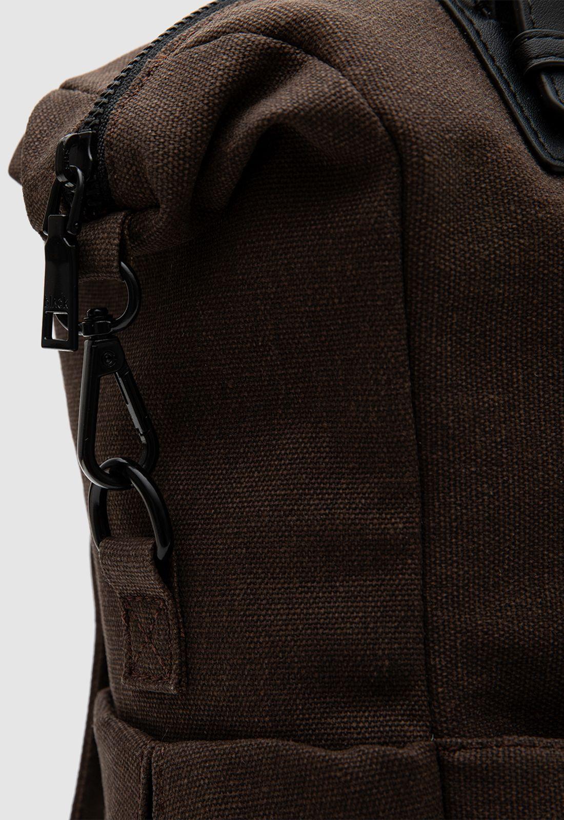 Mochila Waxed Canvas Maple Black Bubba-4