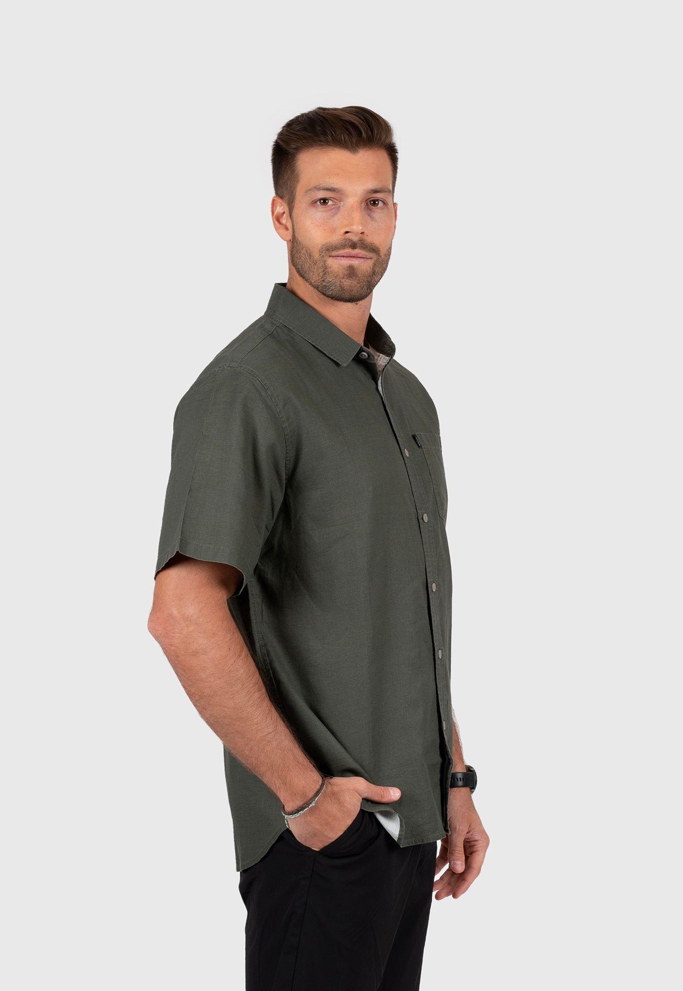 Cotton Shirt Grey  Black Bubba-1