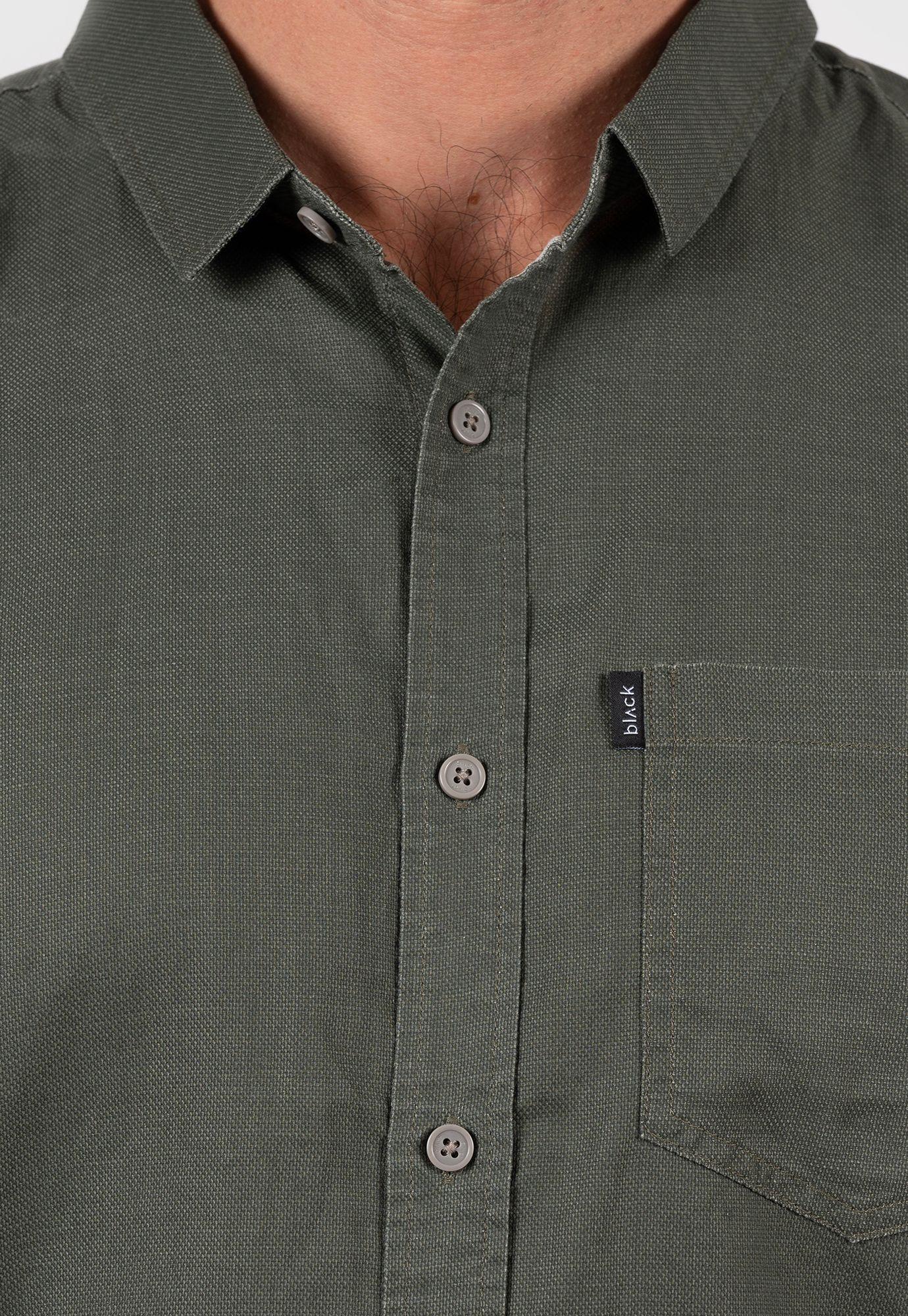 Cotton Shirt Grey  Black Bubba-2
