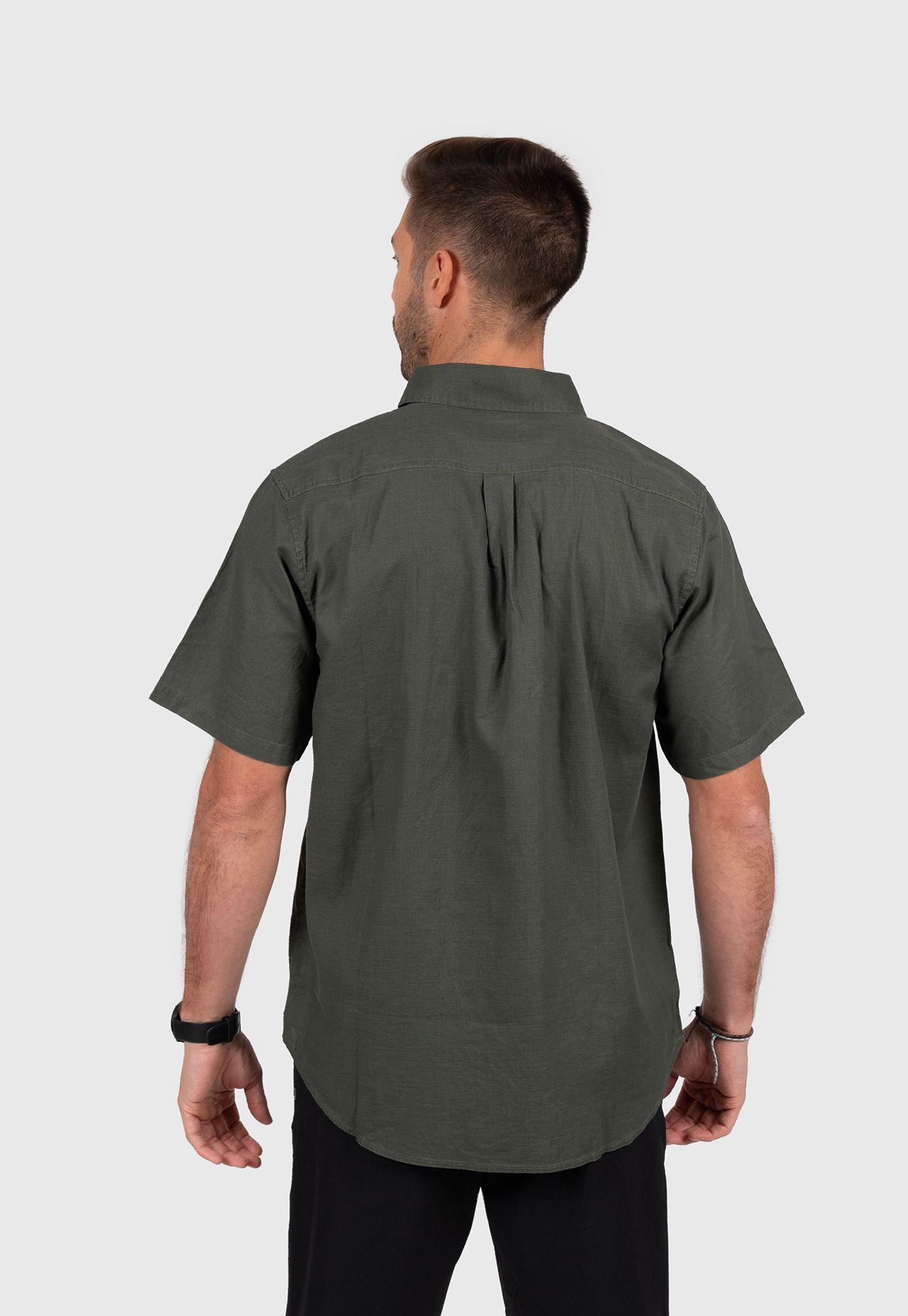 Cotton Shirt Grey  Black Bubba-3