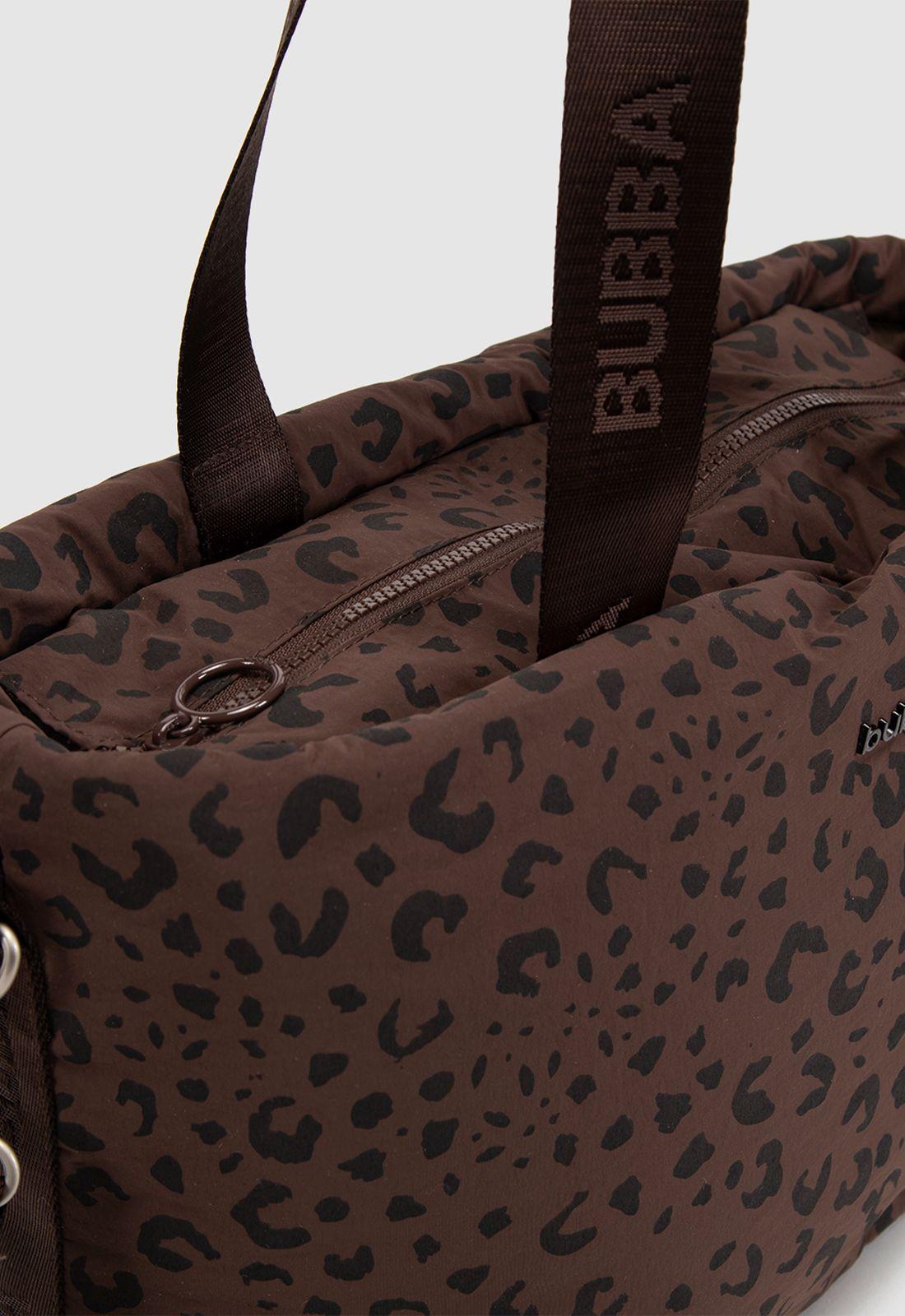 Tote Travel Essential Brown Cheetah Bubba Essentials-5