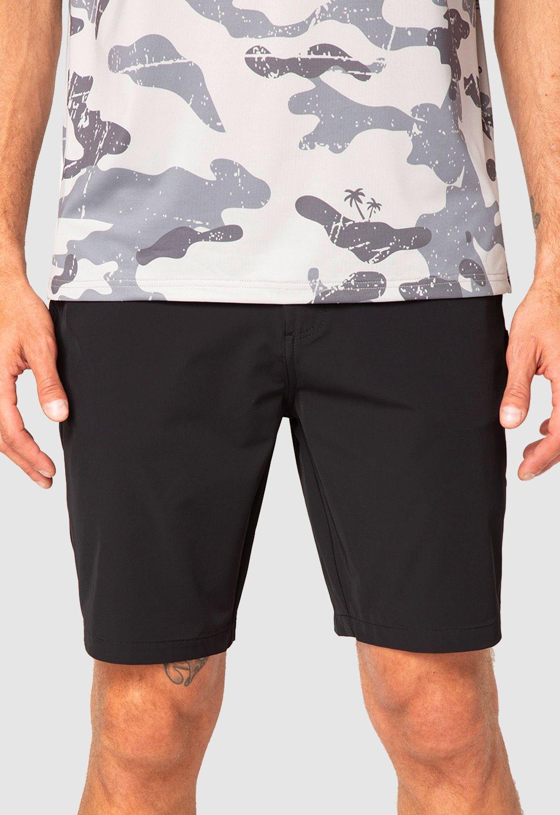 Walkshort Spandex Black Black Bubba-0