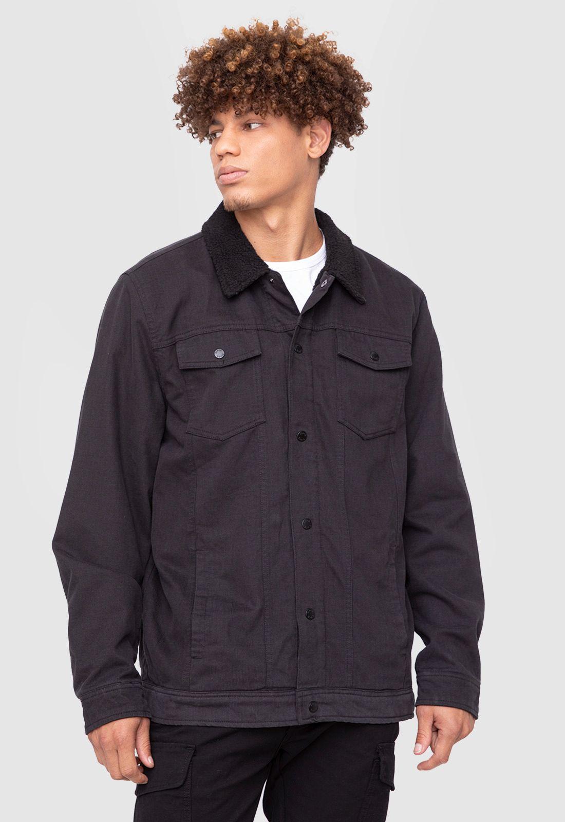 Courderoy Jacket Black  Black Bubba-0