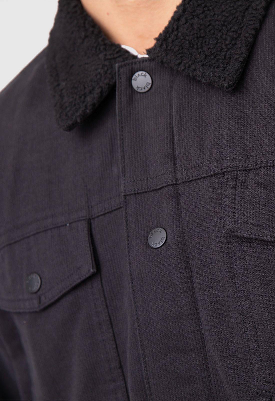 Courderoy Jacket Black  Black Bubba-2