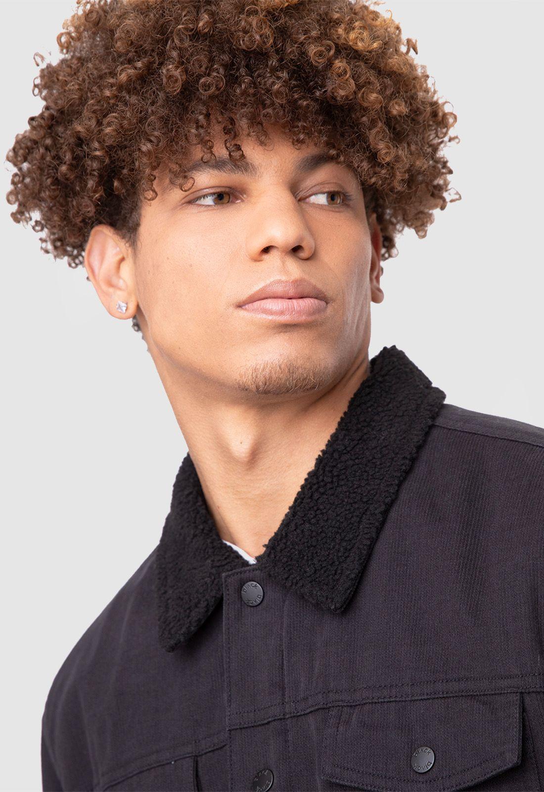 Courderoy Jacket Black  Black Bubba-3