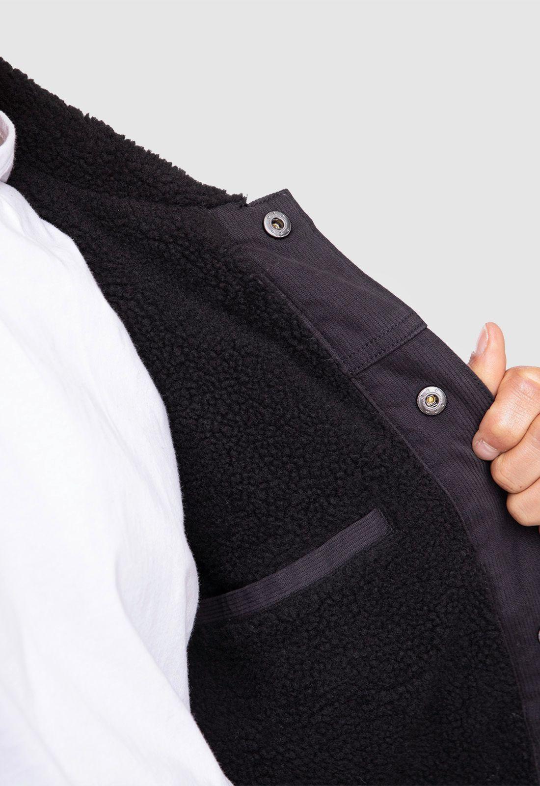 Courderoy Jacket Black  Black Bubba-5