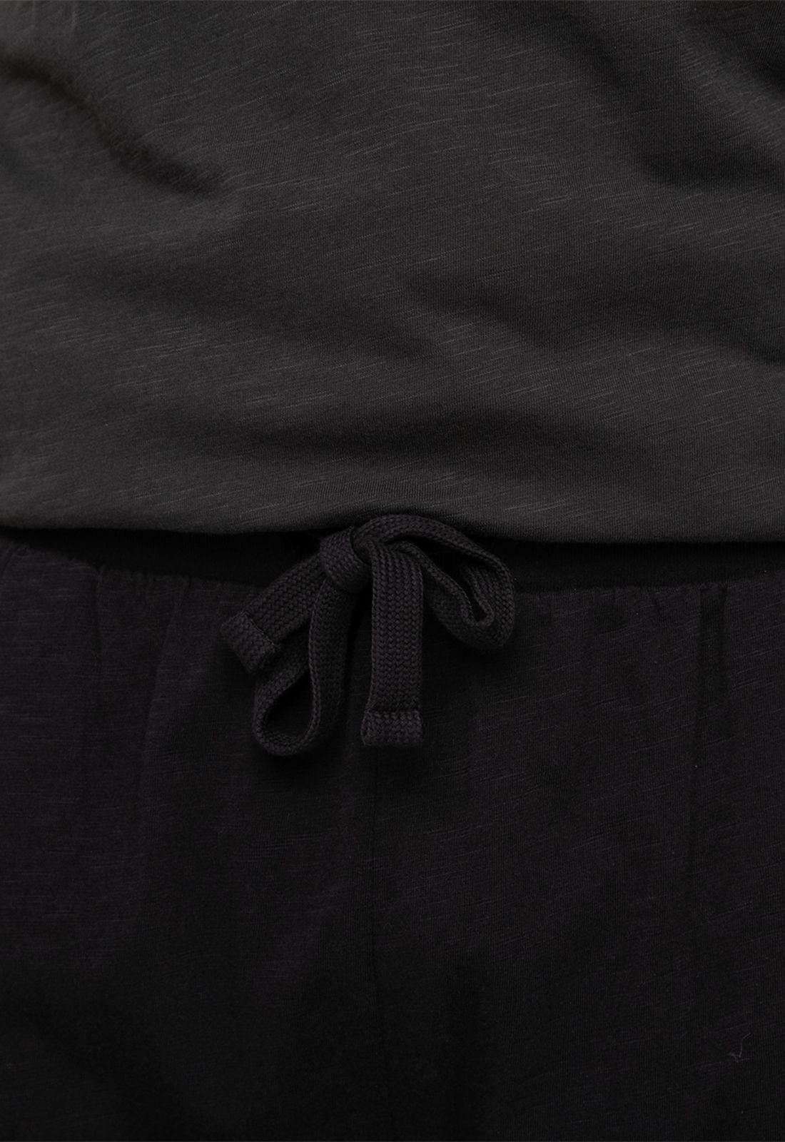 Sleeping Clothes Black  Black Bubba-5