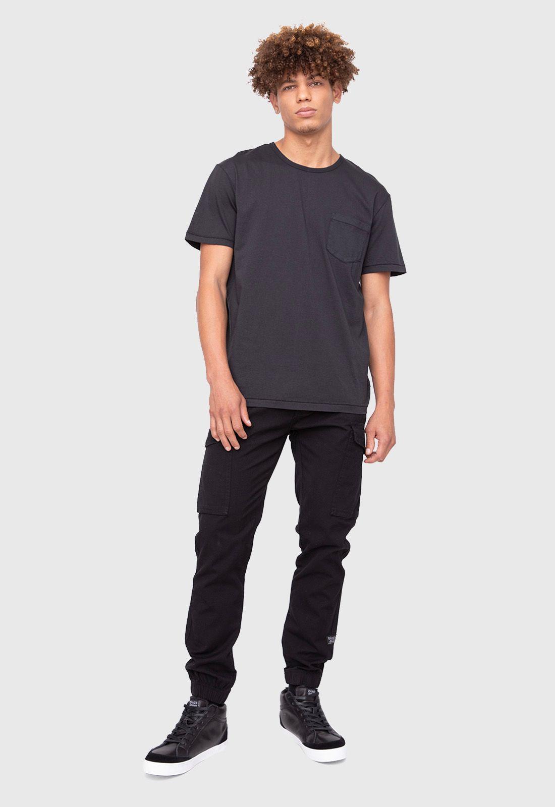 Organic Cotton  Tee  Black  Black Bubba-5