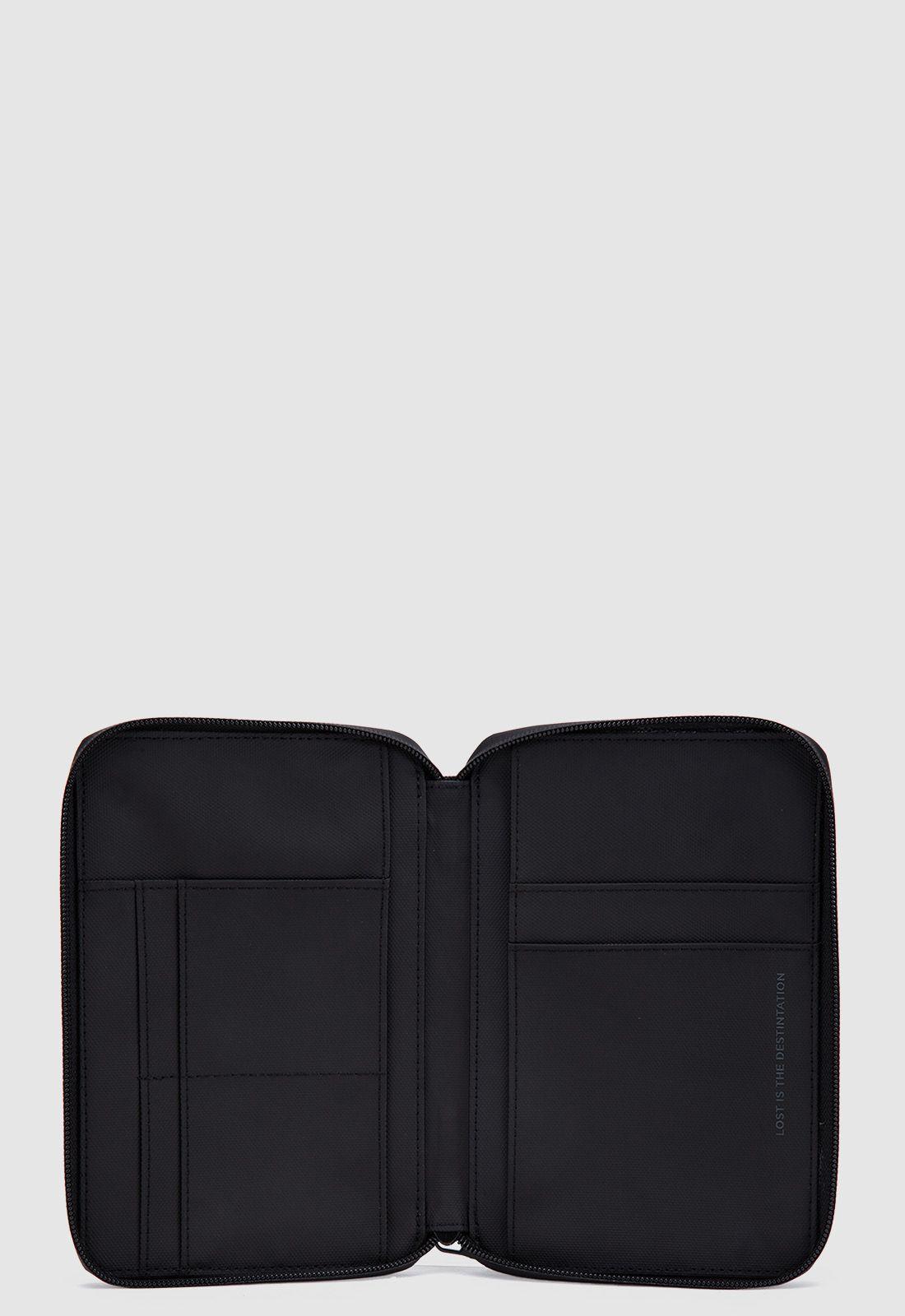 Passport Holder Wolf Camo Black Bubba-6