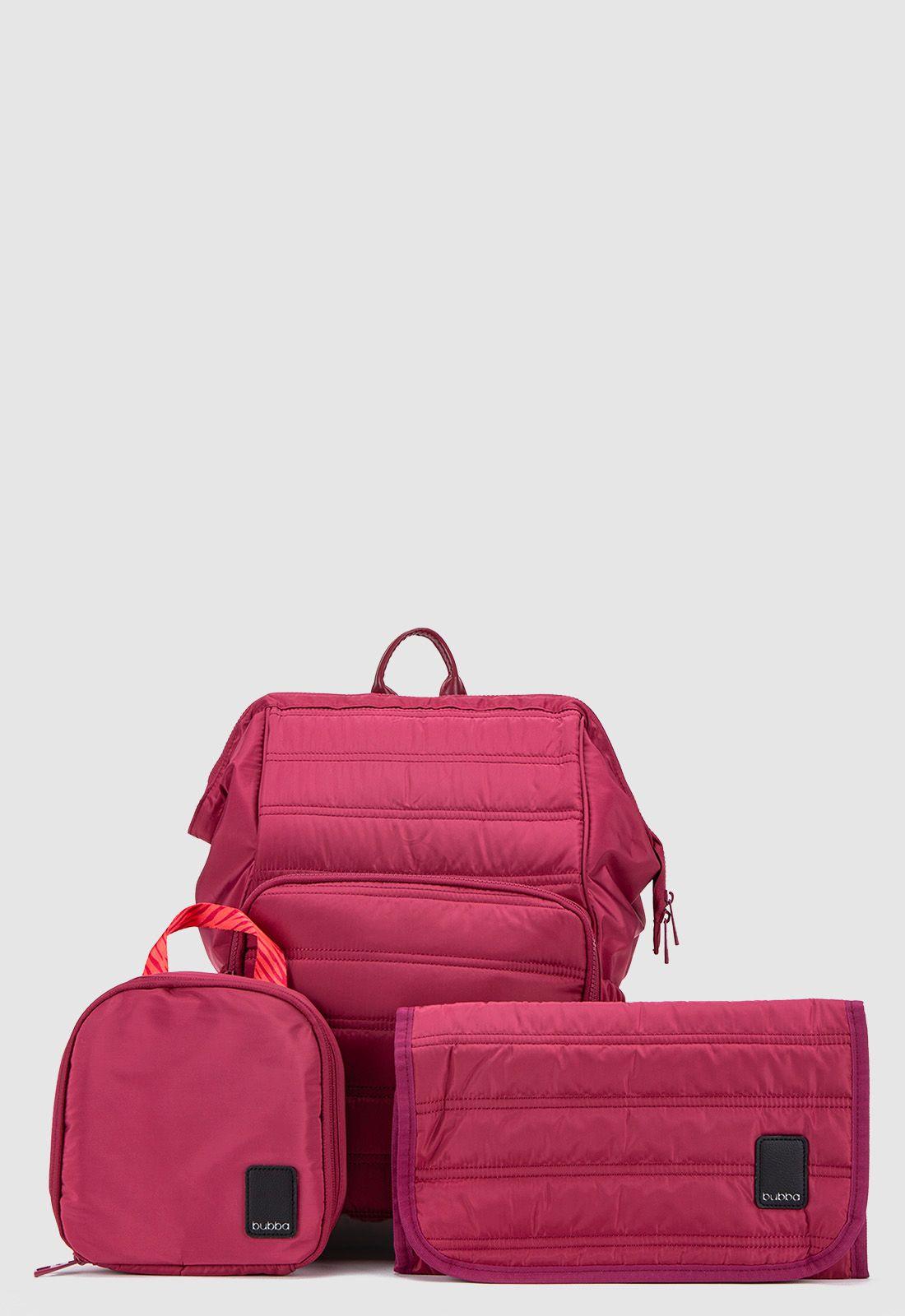 Mochila Mom Ruby Red Regular Bubba Essentials-7