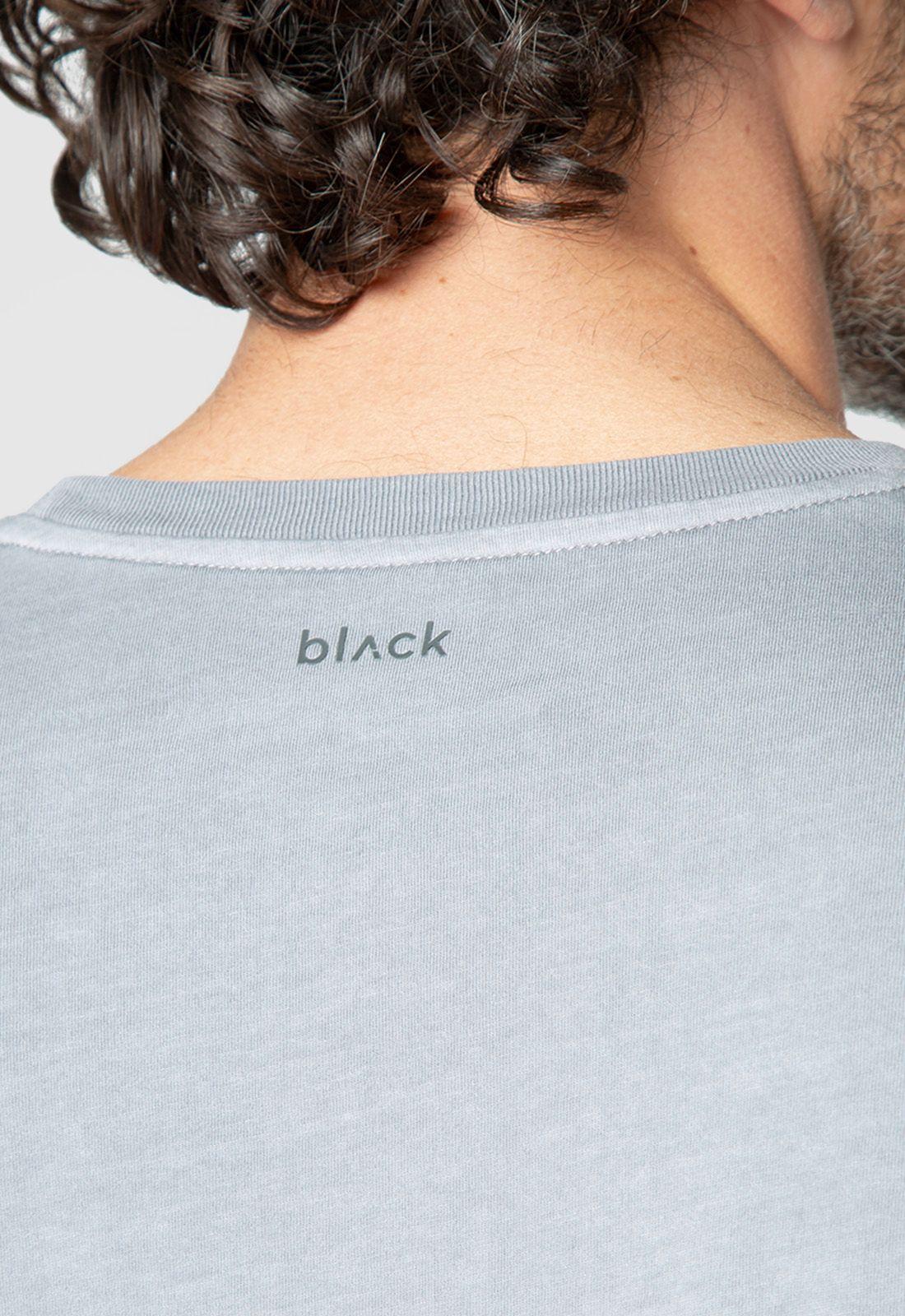 Tee Iconic Light Grey Black Bubba-3