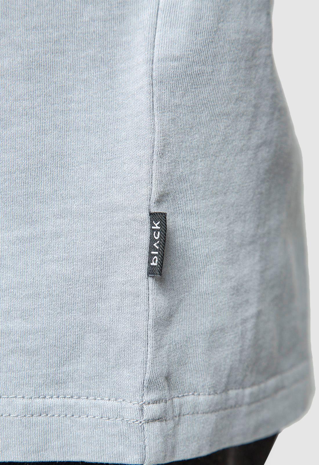 Tee Iconic Light Grey Black Bubba-5