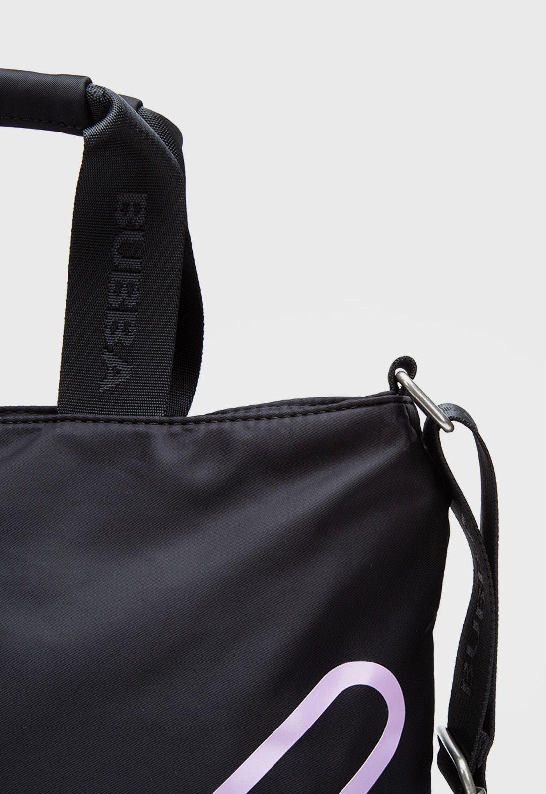 Tote Charlotte Doble Check Black Bubba Essentials-3