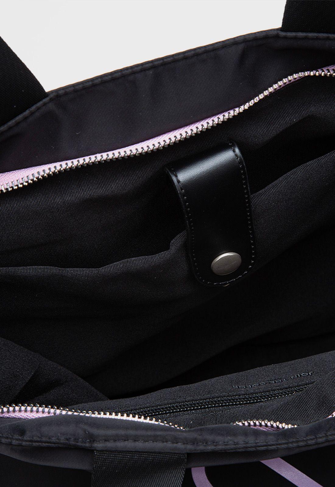 Tote Charlotte Doble Check Black Bubba Essentials-5