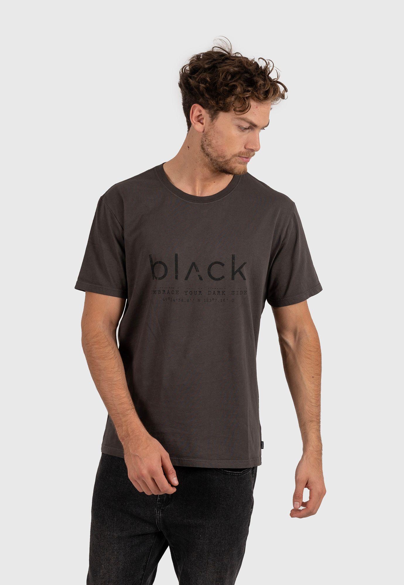 Tee Iconic Dark Side Grey Black Bubba-2