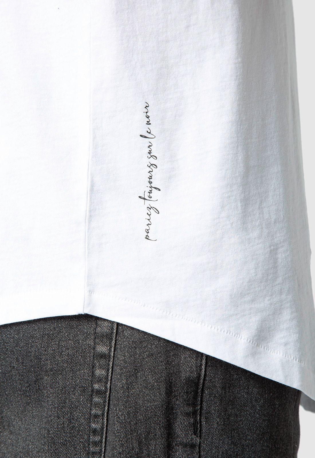 Tee Frances White Black Bubba-5
