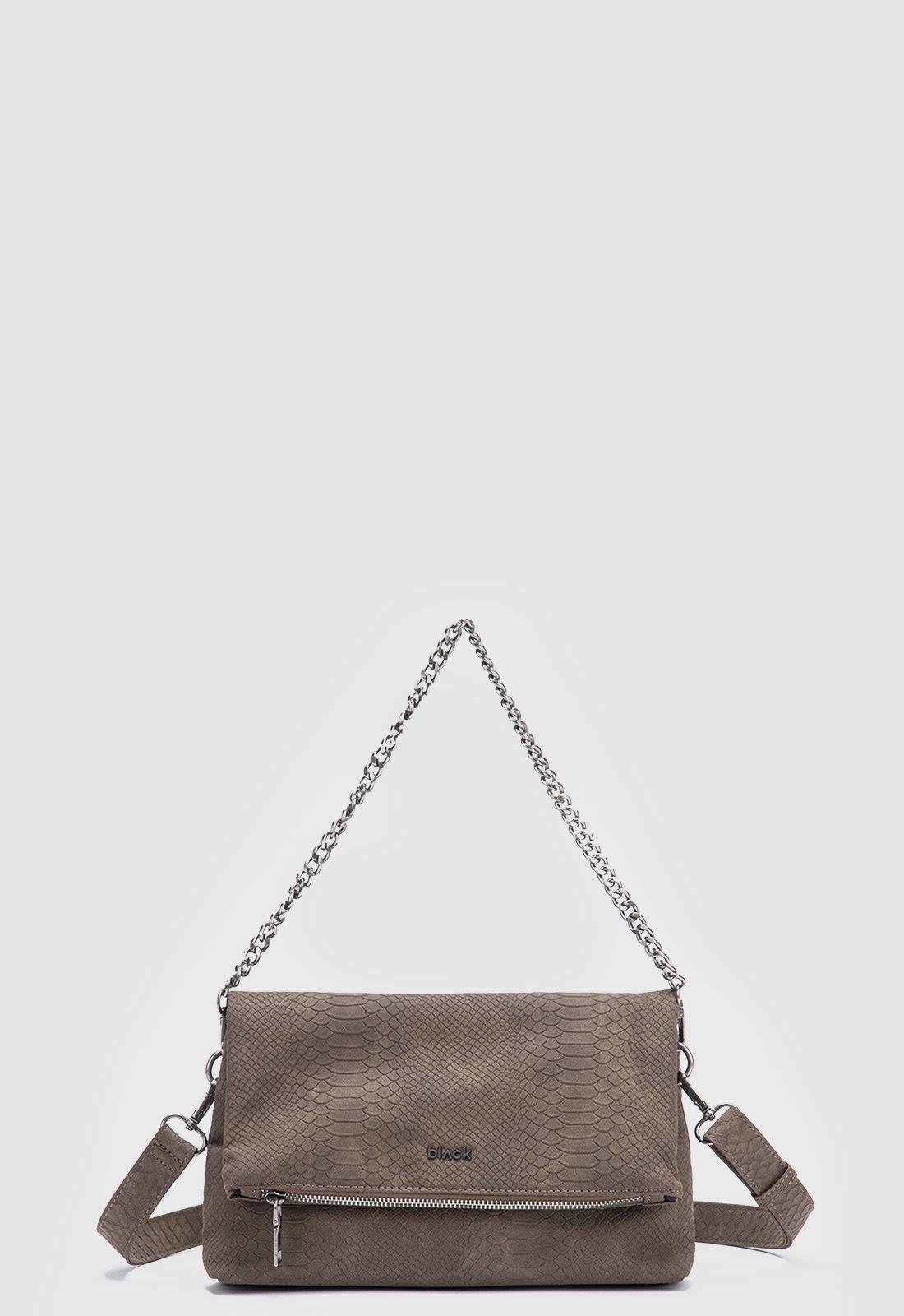 Cartera Snake Moka Black Bubba-4