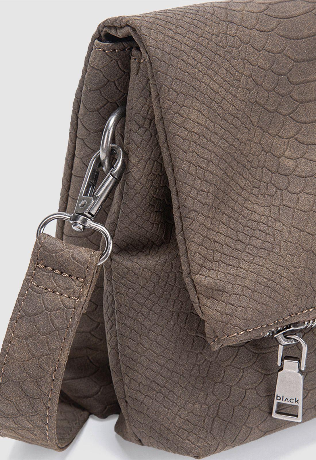 Cartera Snake Moka Black Bubba-6