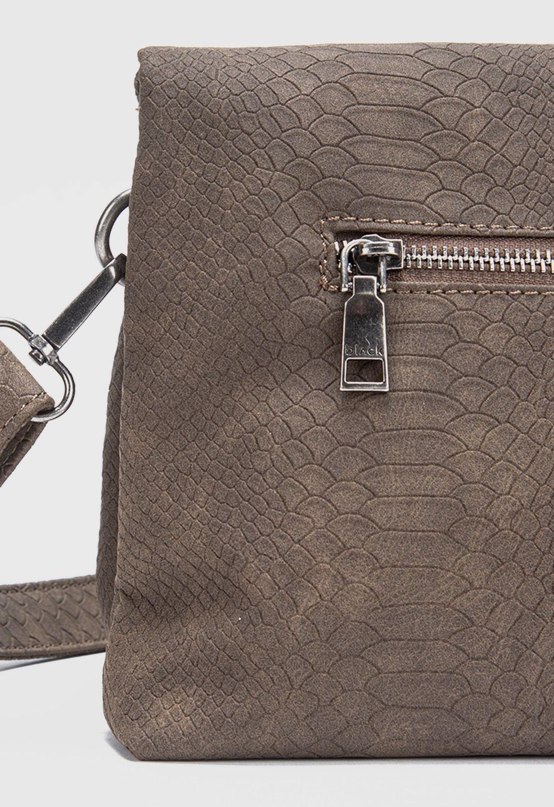 Cartera Snake Moka Black Bubba-8