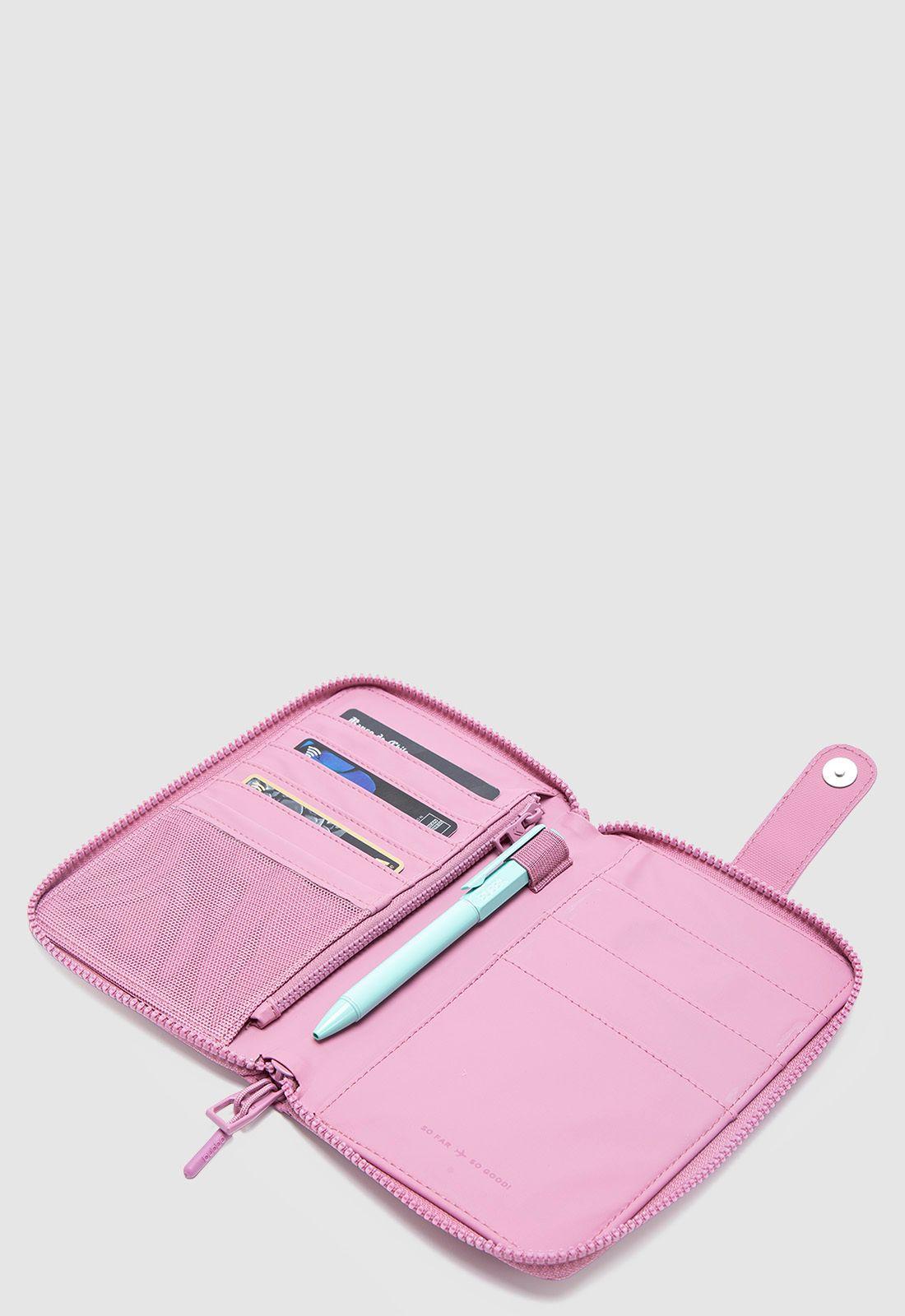 Flat Purse Travel Pink Bubba Essentials-6