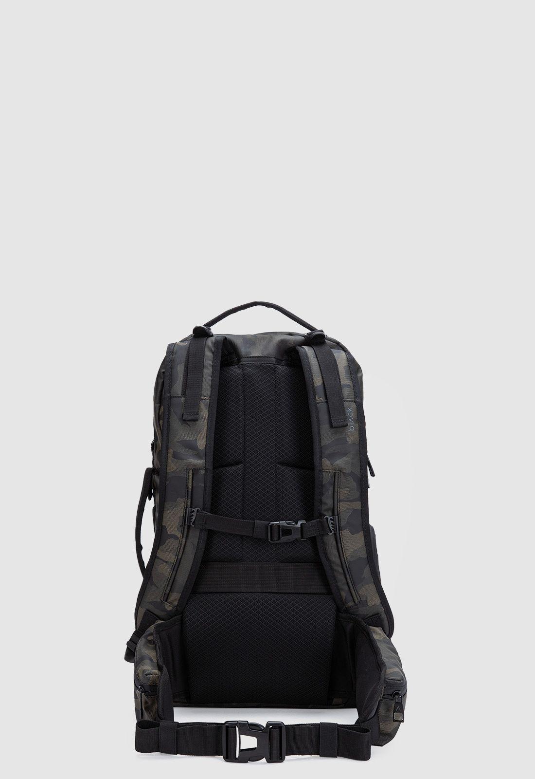 Mochila Travel Wolf Camo Black Bubba-2