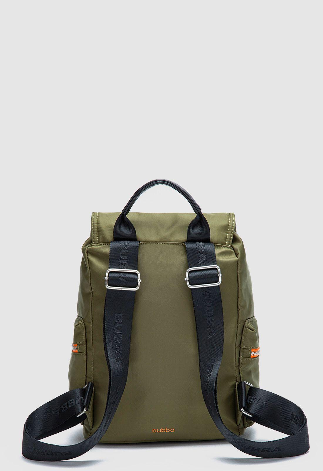 Mochila Charlotte Doble Check Green Bubba Essentials-2