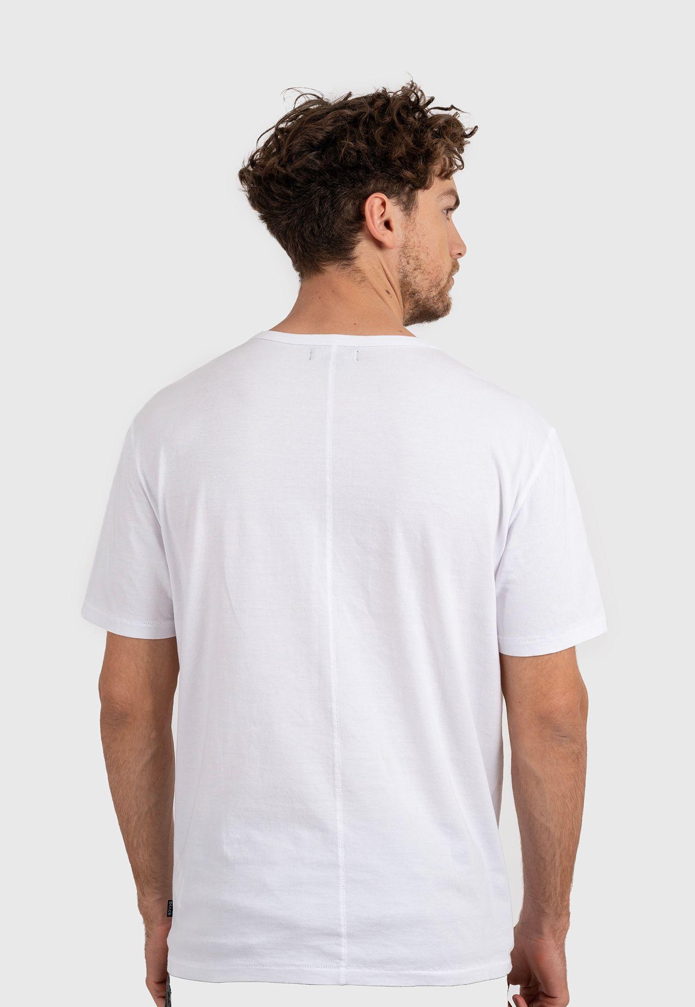 Cotton Tee Off White Black Bubba-3