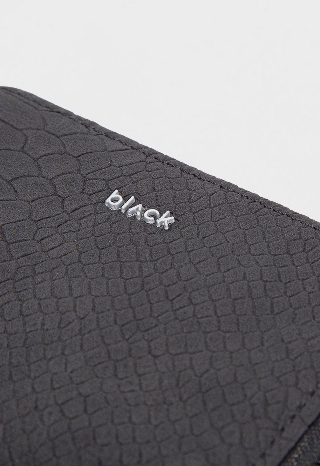 Billetera Snake Black Mini Black Bubba-4