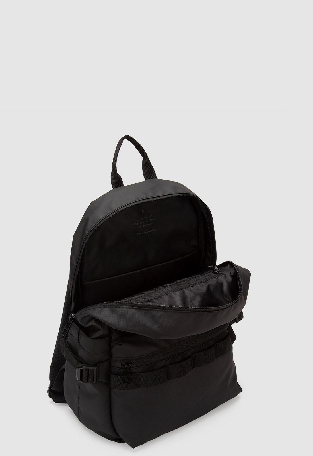 Mochila Collins Urban Black Black Bubba-6