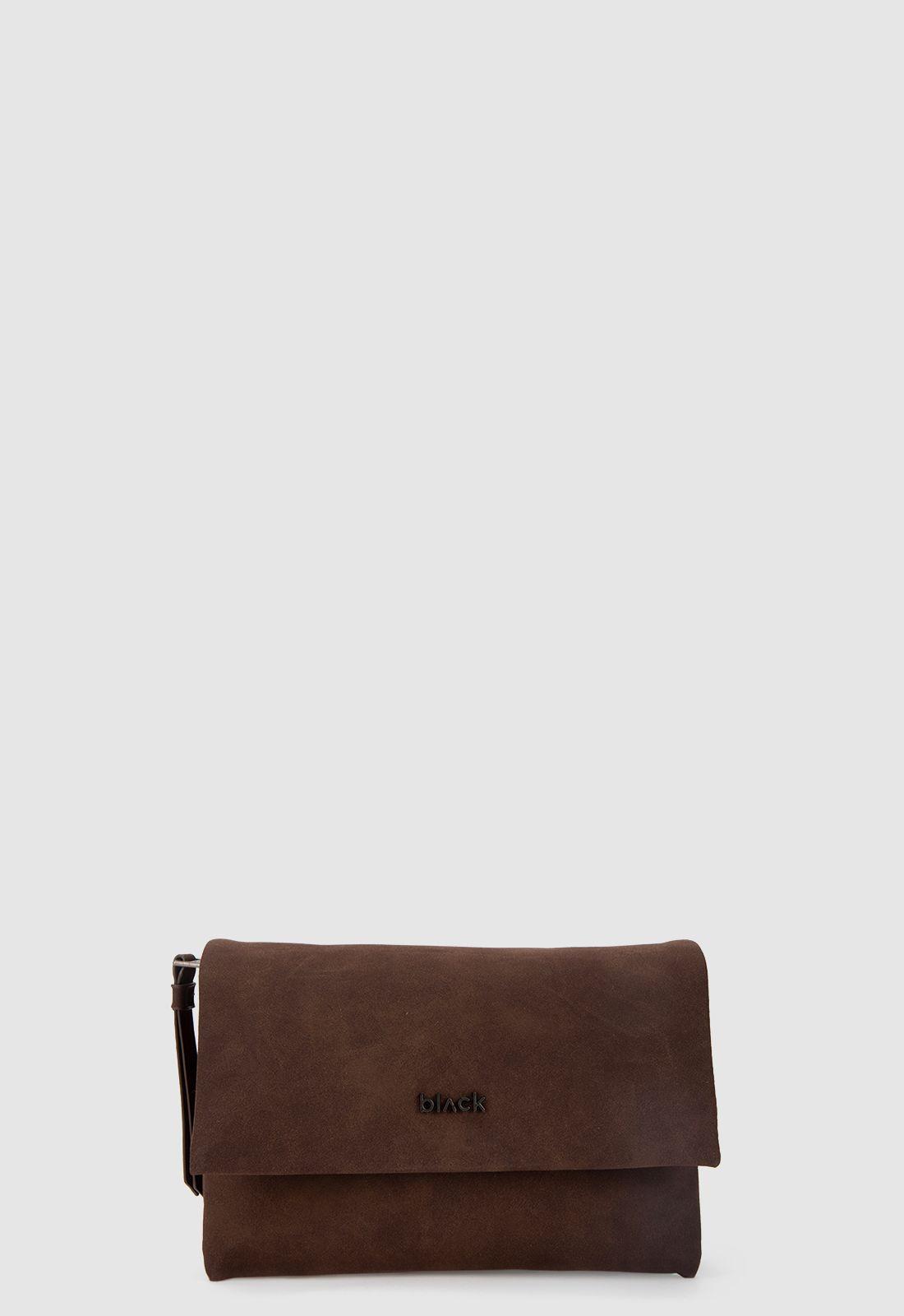 Cartera Suede Moka Mini Black Bubba-3