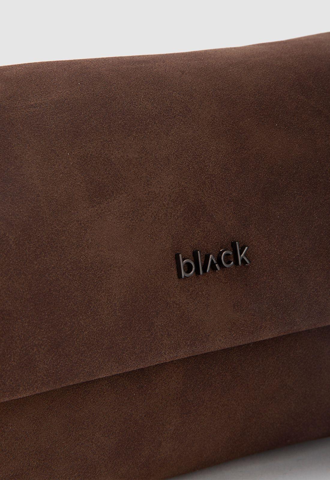 Cartera Suede Moka Mini Black Bubba-4