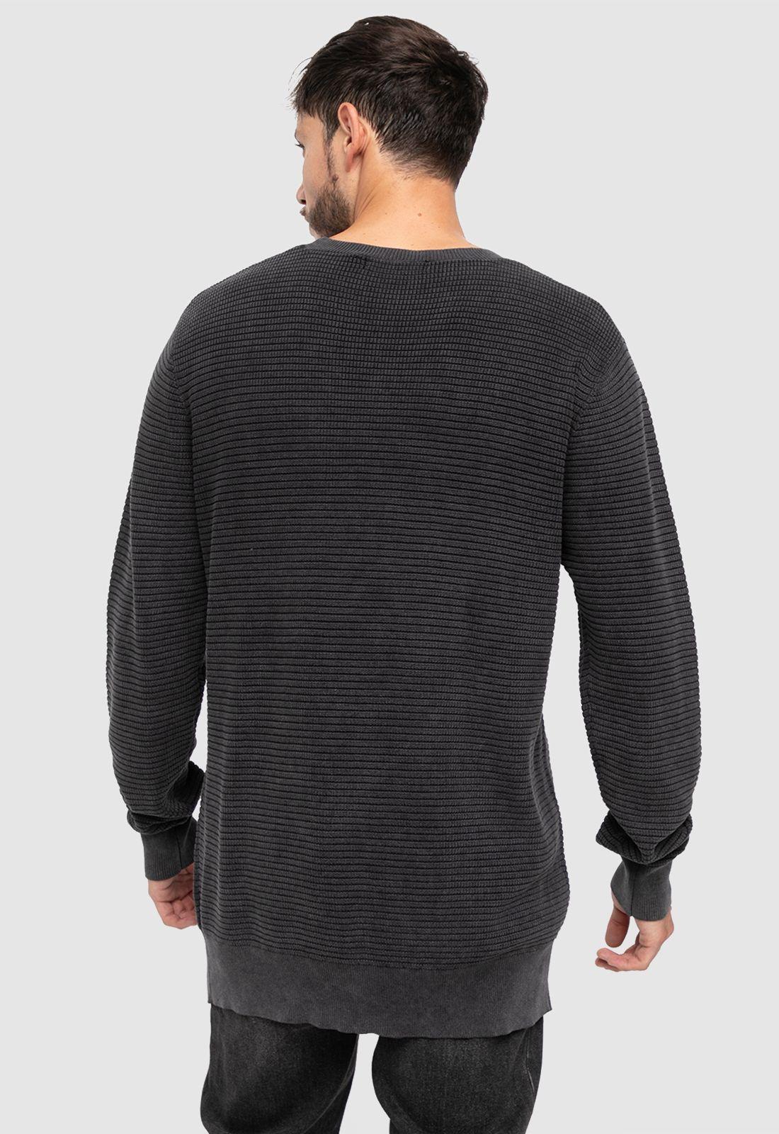 Sweater Cotton Iron Gate Black Bubba-1