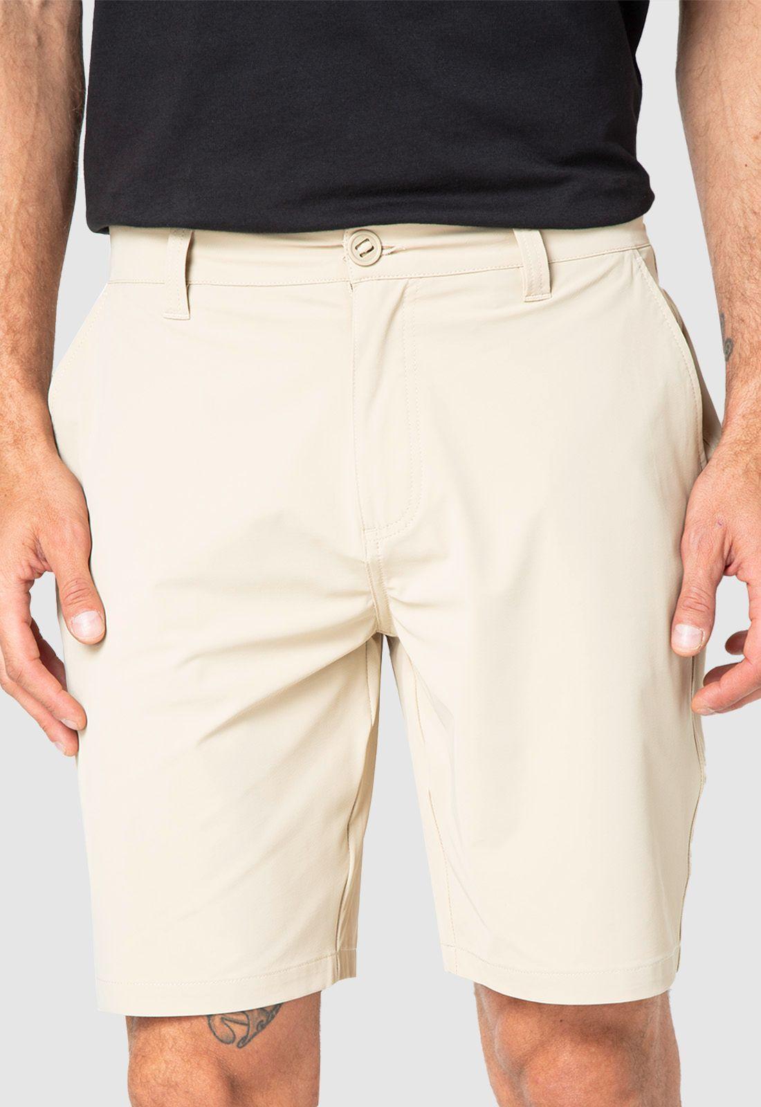 Walkshort Spandex Beige Black Bubba-0