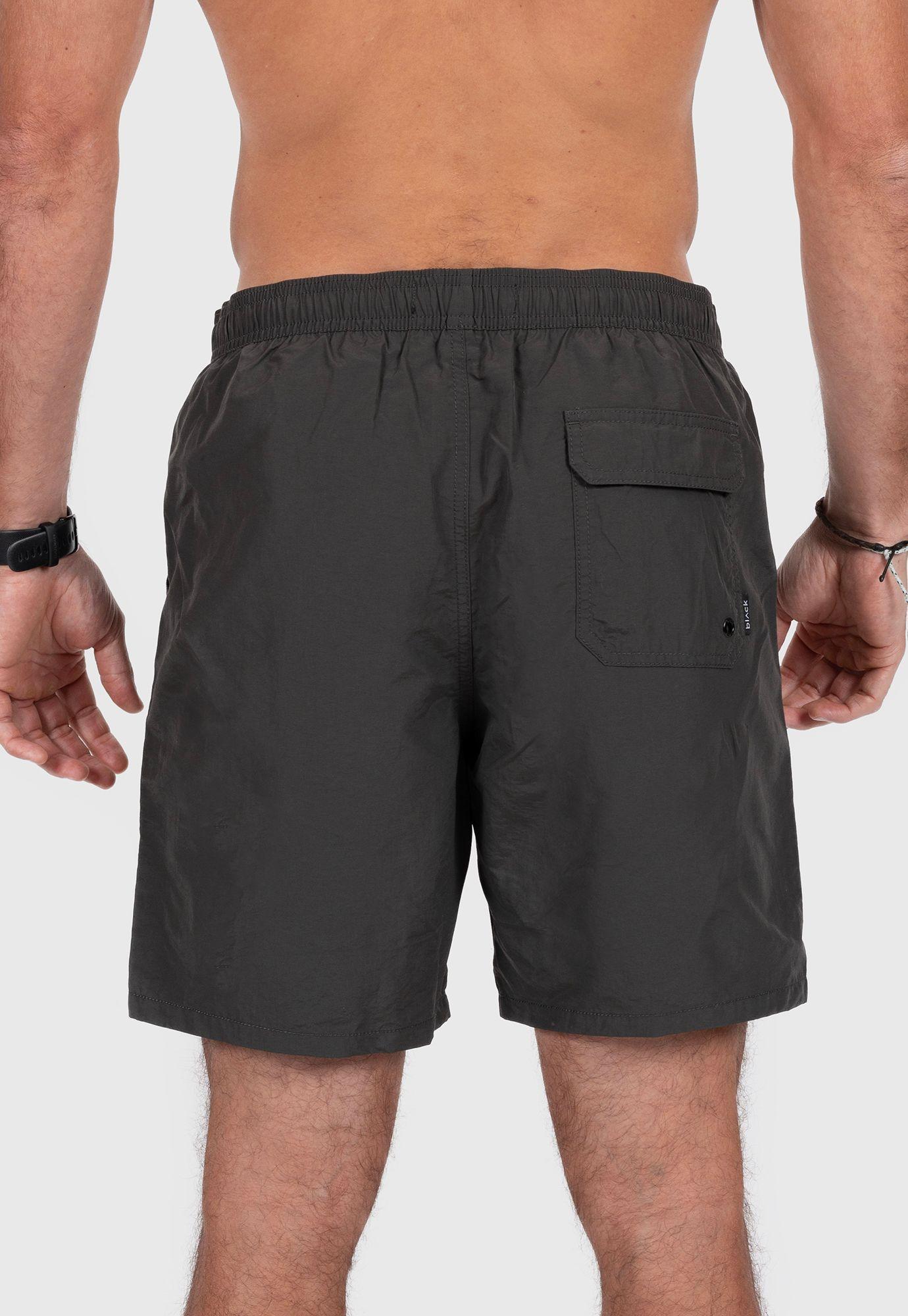 Swimsuit Cargo Dark Grey  Black Bubba-2