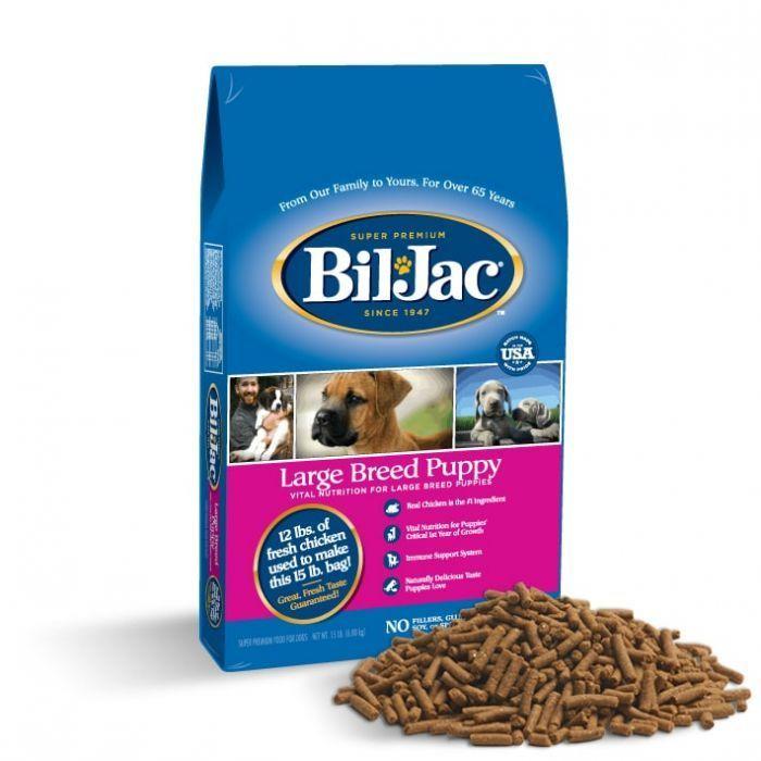 Alimento Super Premium Bil Jac Cachorros Raza Grande 13,6 kg-0