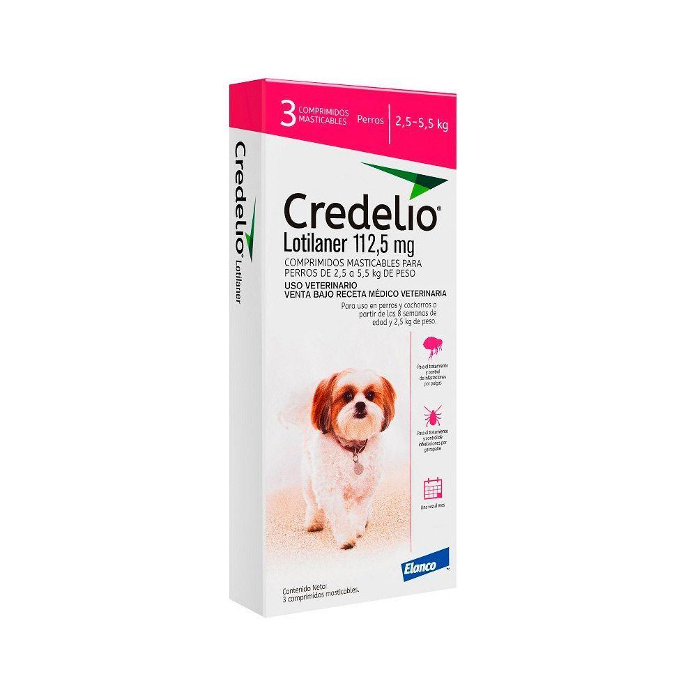 Credelio Perro 3 Comprimidos desde 2,5 a 5,5Kg-0