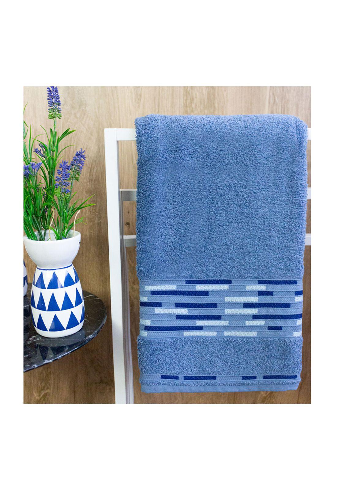 Toalla de Cara Tetris Azul 70 x 45 cms-1