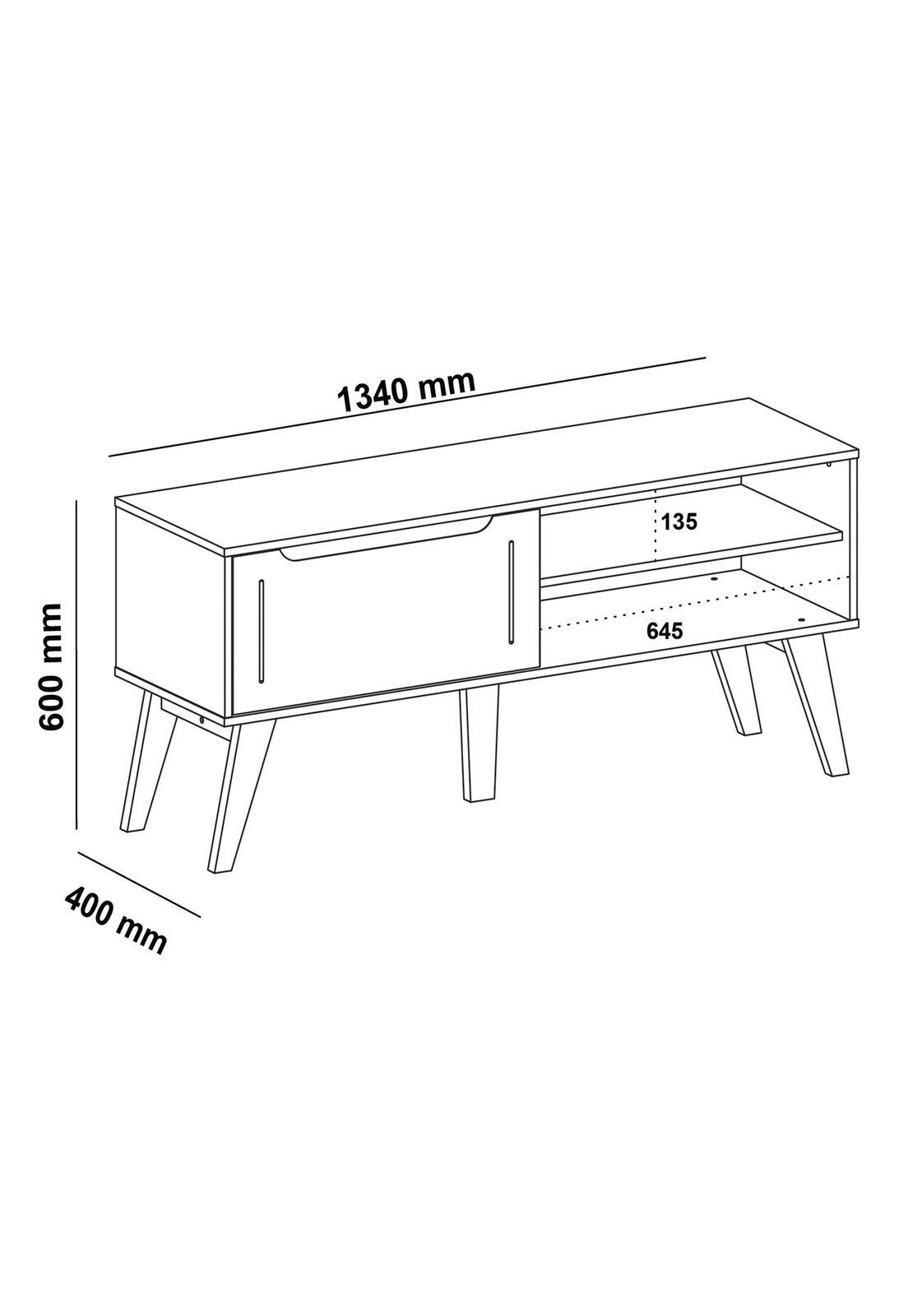 Rack TV 60" Lotus Negro-2