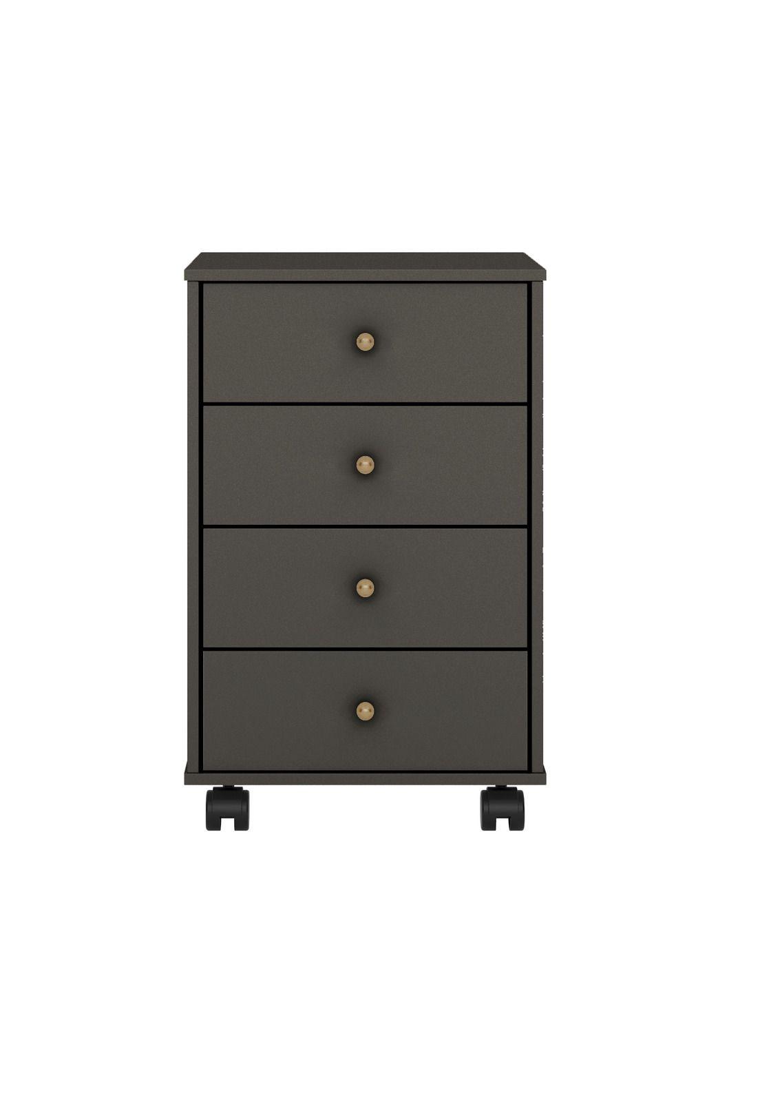 Cajonera con Ruedas Cajones Grafito-0